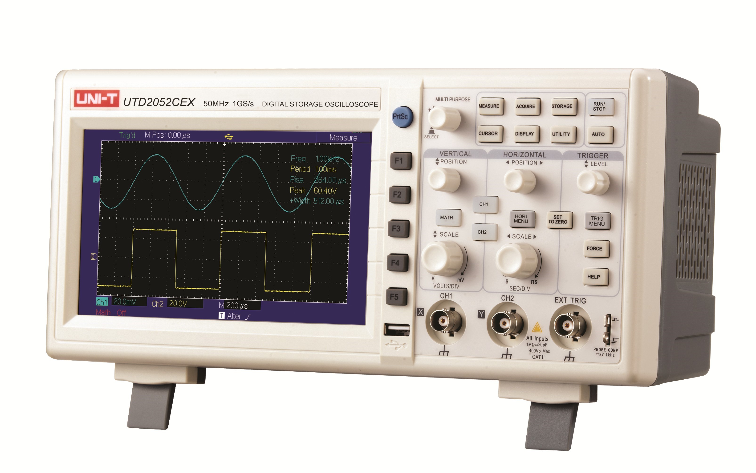 UNI-T UTD2052CEX 數位儲存示波器